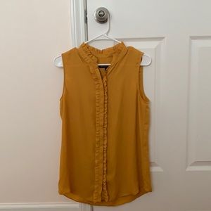Mustard Yellow Banana Republic Tank Top